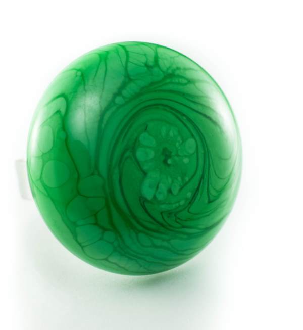 Prsten Jednobojni zeleni pastel